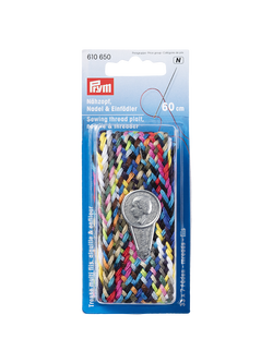 Prym Sewing Thread Plait with Needle and Threader, Multi