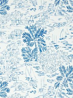 Ralph Lauren Homeport Novelty Wallpaper, Marine, Prl030/03