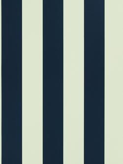 Ralph Lauren Spalding Stripe Wallpaper, Navy, Prl026/01