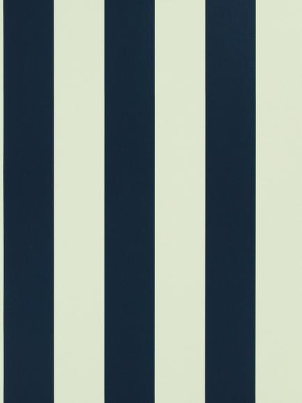Ralph Lauren Spalding Stripe Wallpaper, Navy, Prl026/01