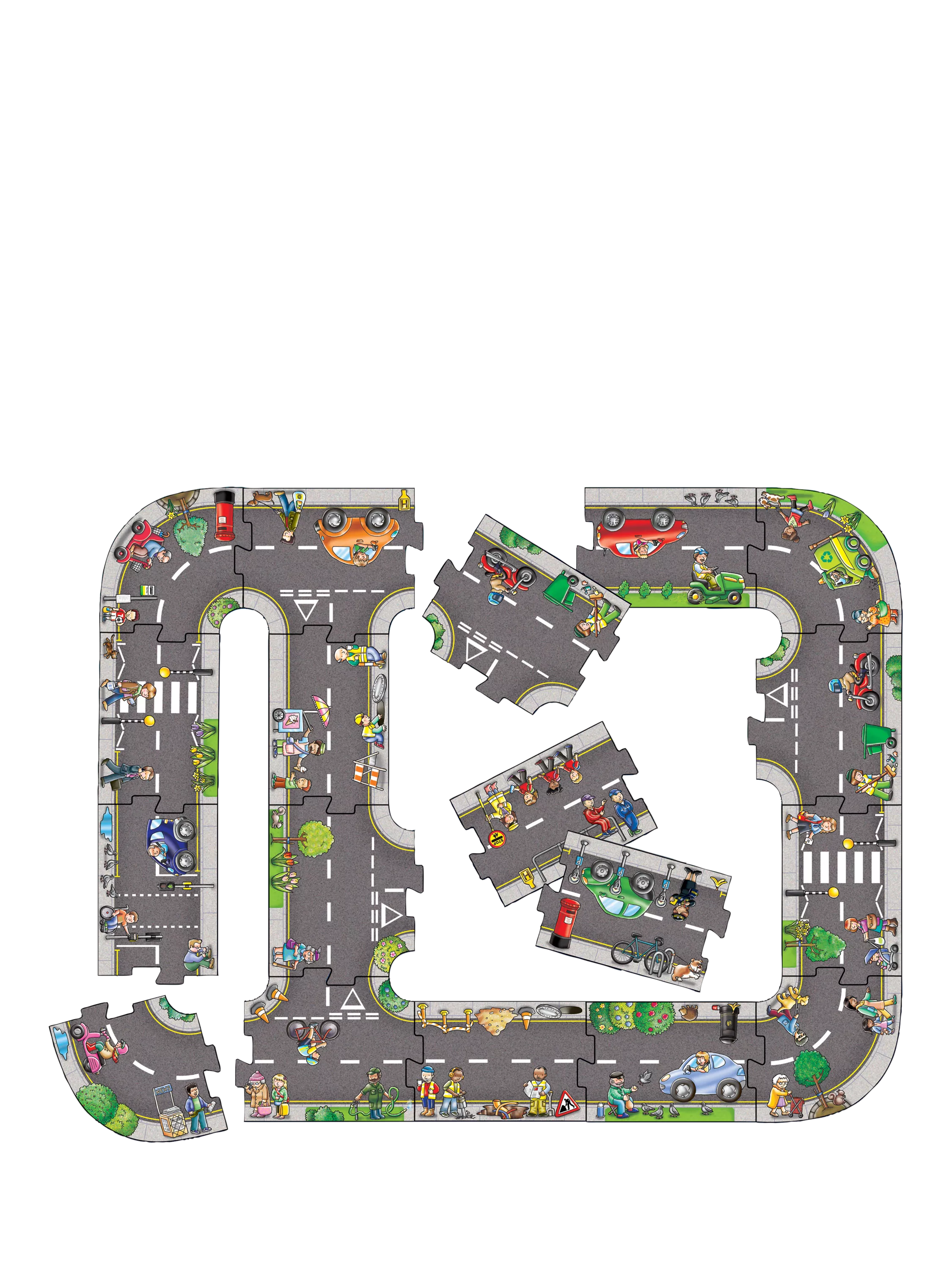 Orchard Toys Giant Road Jigsaw Puzzle, 20 Pieces