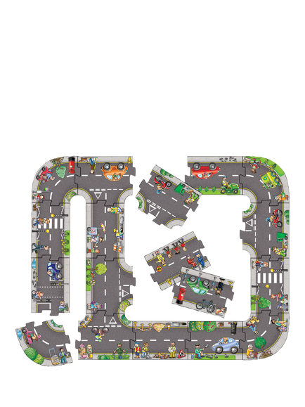 Orchard Toys Giant Road Jigsaw Puzzle, 20 Pieces - view 2, 