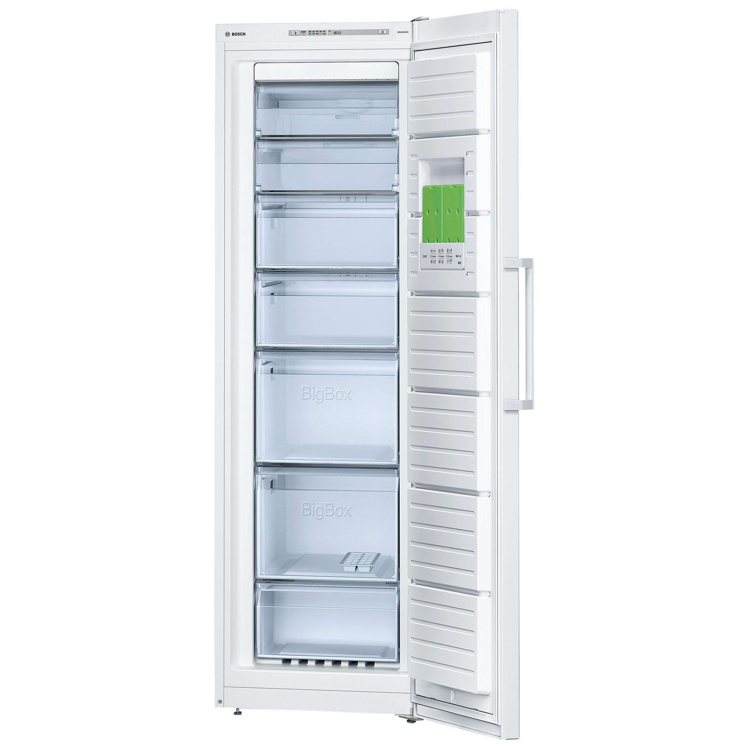 Bosch GSN36VW30G Freezer, A++ Energy Rating, 60cm Wide, White