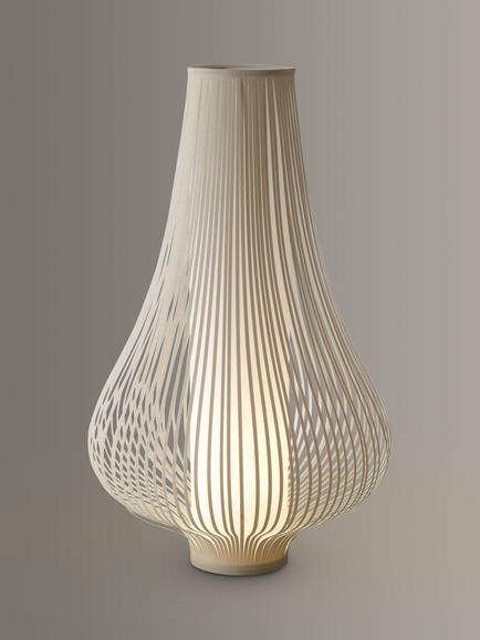 John Lewis Harmony Ribbon Large Table Lamp, Natural