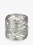 John Lewis Nest Napkin Rings, Set of 4, Silver