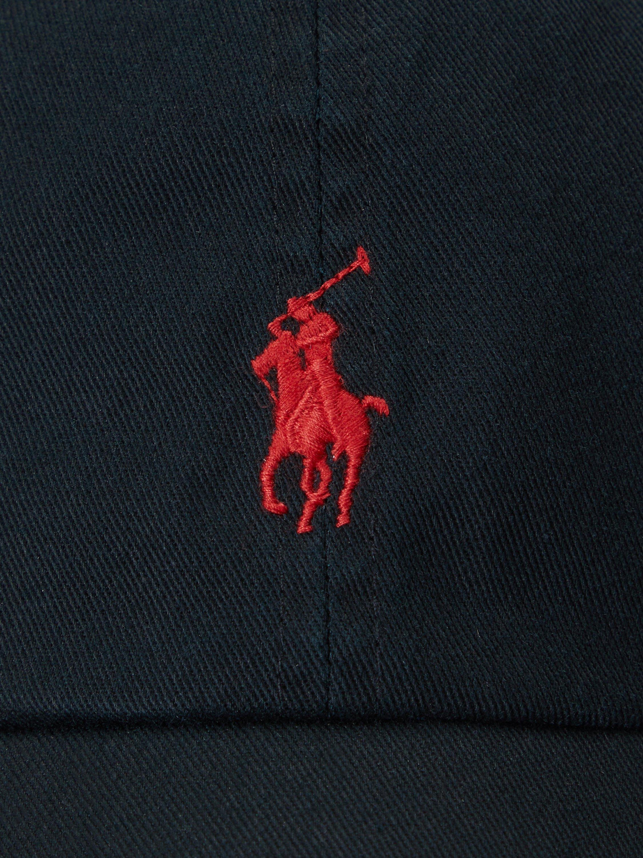 Product image 3 of 4, which shows Polo Ralph Lauren Signature Pony Baseball Cap, Black