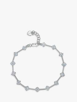 Jools by Jenny Brown Cubic Zirconia Line Bracelet, Silver