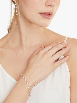 Jools by Jenny Brown Cubic Zirconia Line Bracelet - view 2, Silver