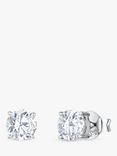 Jools by Jenny Brown Cubic Zirconia Medium Round Stud Earrings