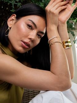 Dower & Hall Nomad Nugget Bracelet - view 2, Gold