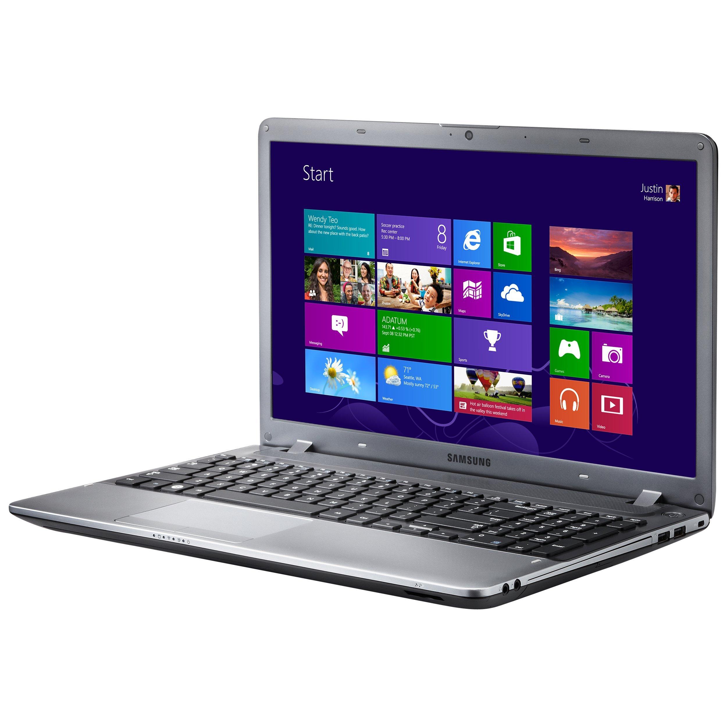 Samsung 355V5C-A07 Laptop, AMD A8, 1.9GHz, 6GB RAM, 750GB with 15.6" Display, Silver