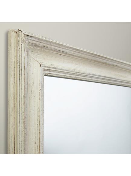 John Lewis Distressed Full Length Mirror, 132 x 52cm, Cream - view 2, Cream