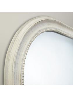 John Lewis Distressed Overmantel Mirror, Cream - view 2, Cream
