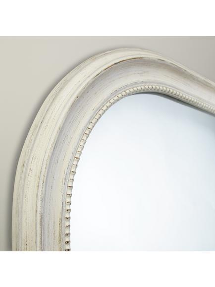 John Lewis Distressed Overmantel Mirror, Cream - view 2, Cream
