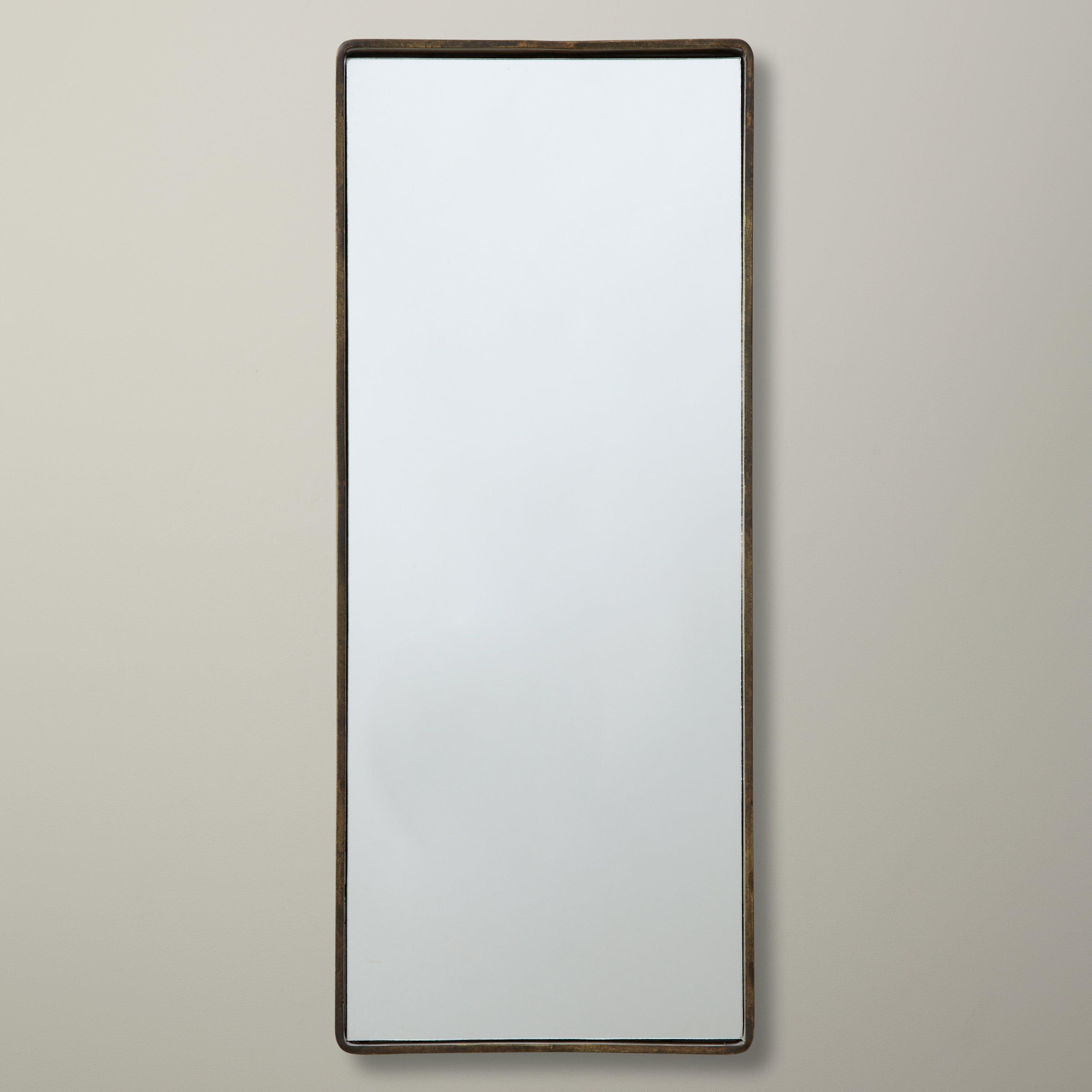 John Lewis & Partners Rectangle Iron Mirror, 51 x 20cm