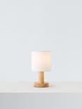 John Lewis ANYDAY Slater Wood Touch Table Lamp