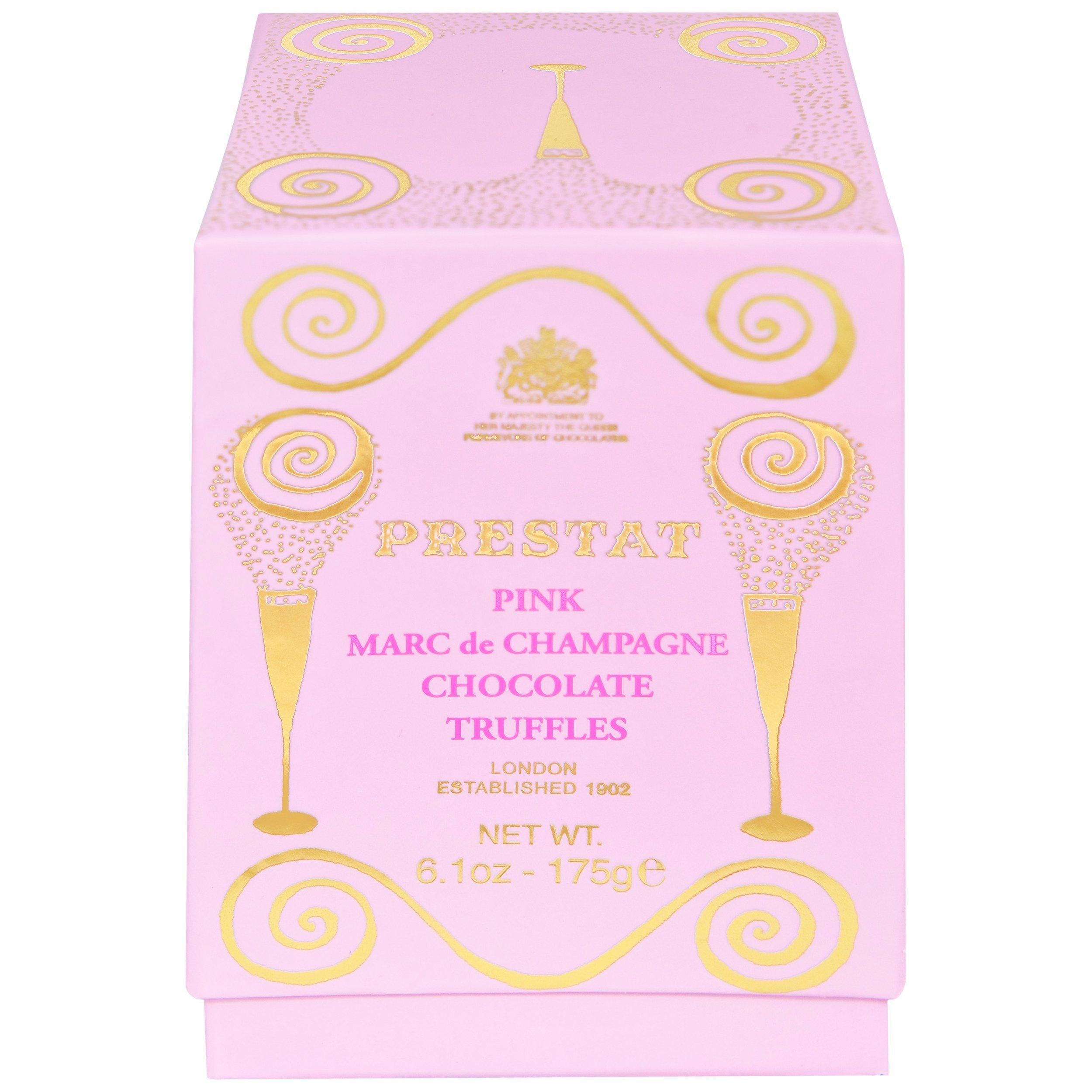 Prestat Marc de Champagne Pink Chocolate Truffles, 175g