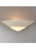 John Lewis Tessa Uplighter Wall Light, White