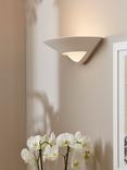 John Lewis Tessa Uplighter Wall Light, White