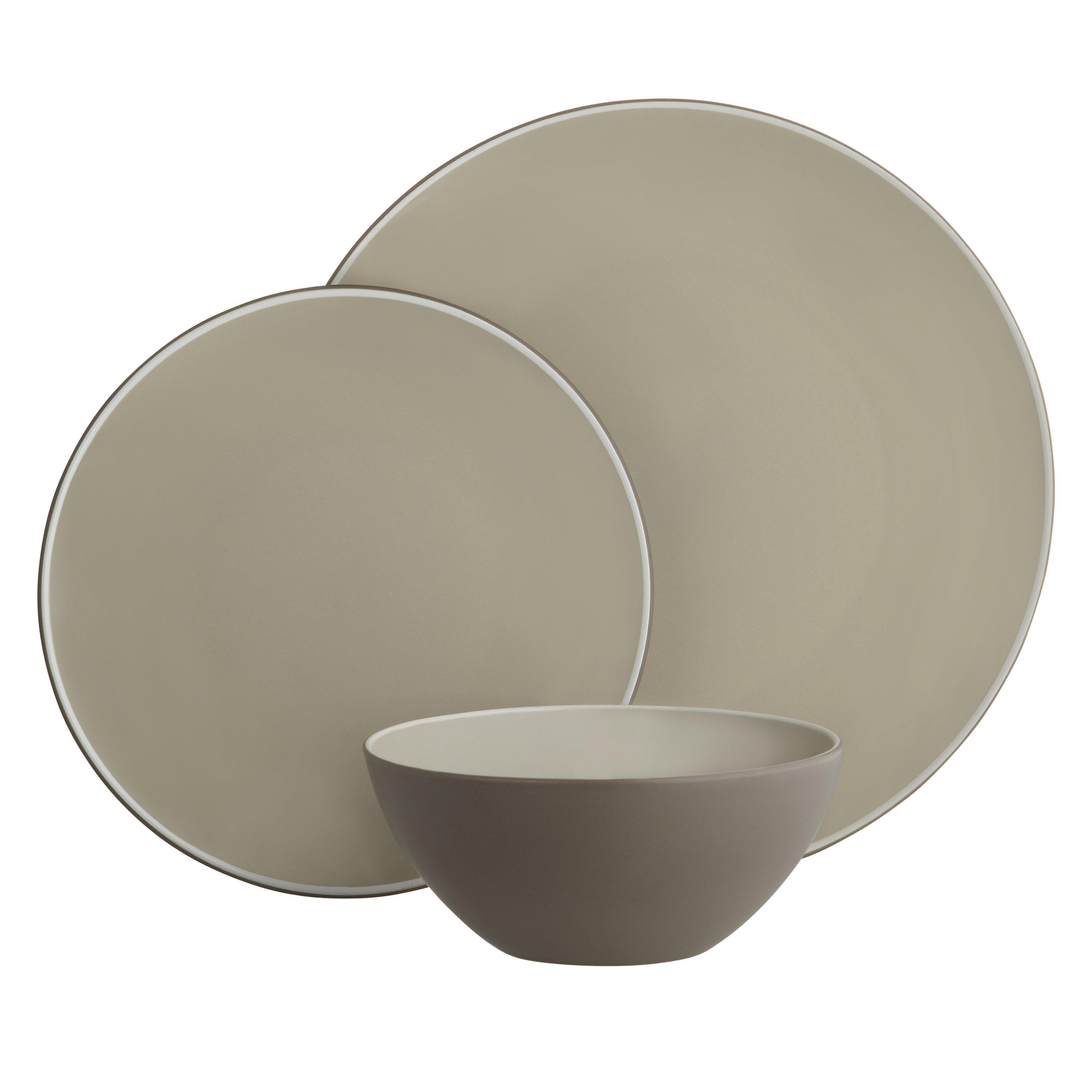John Lewis & Partners Puritan Dinnerware Set, 12 Piece