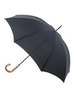 Fulton G807 Commissioner Walking Umbrella, Black, Black