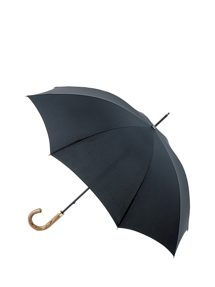 Fulton G807 Commissioner Walking Umbrella, Black, Black
