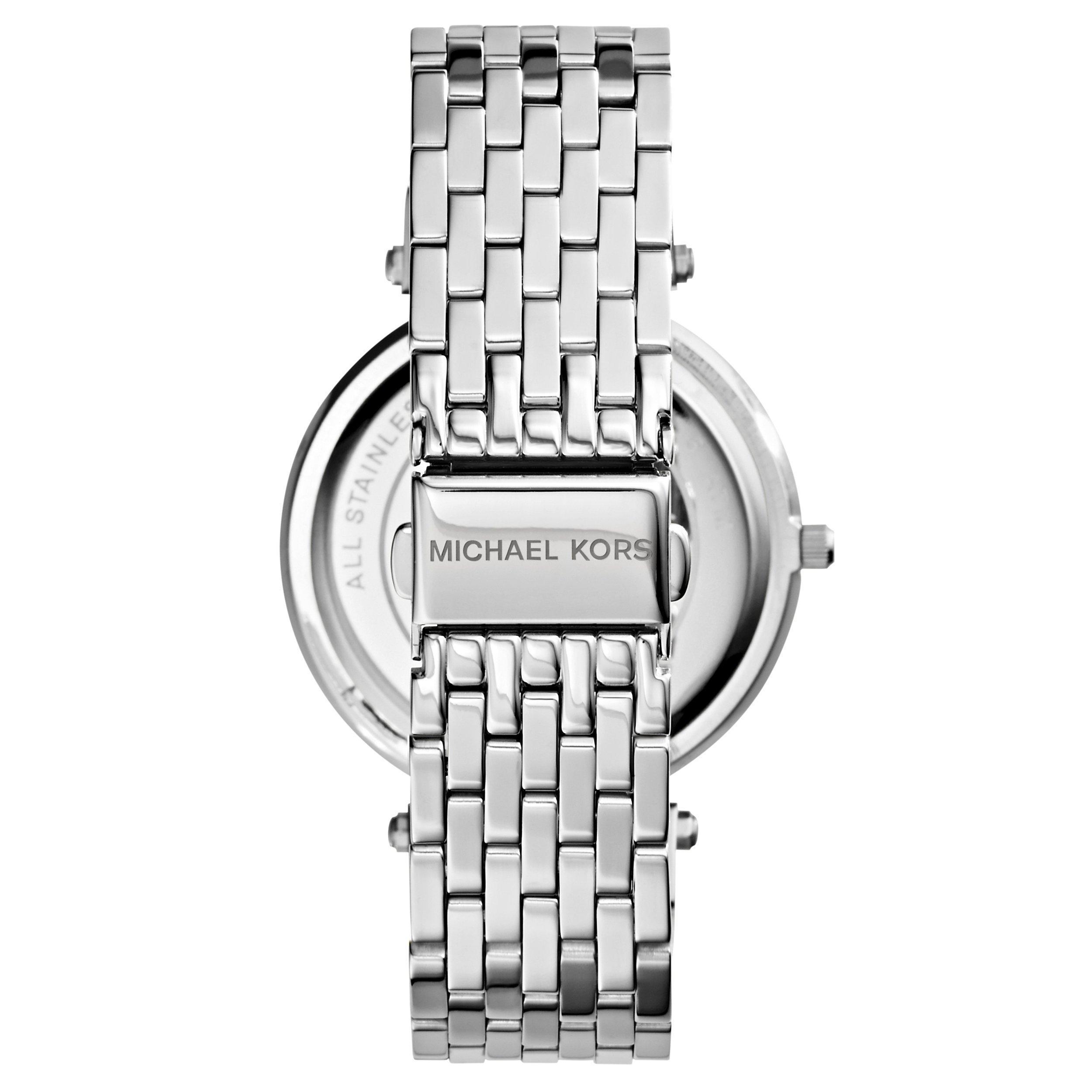 Michael kors watch darci silver best sale