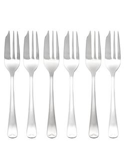 Arthur Price Old English Stainless Steel Pastry Forks, Set of 6, Stainless Steel