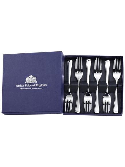 Arthur Price Old English Stainless Steel Pastry Forks, Set of 6 - view 2, Stainless Steel
