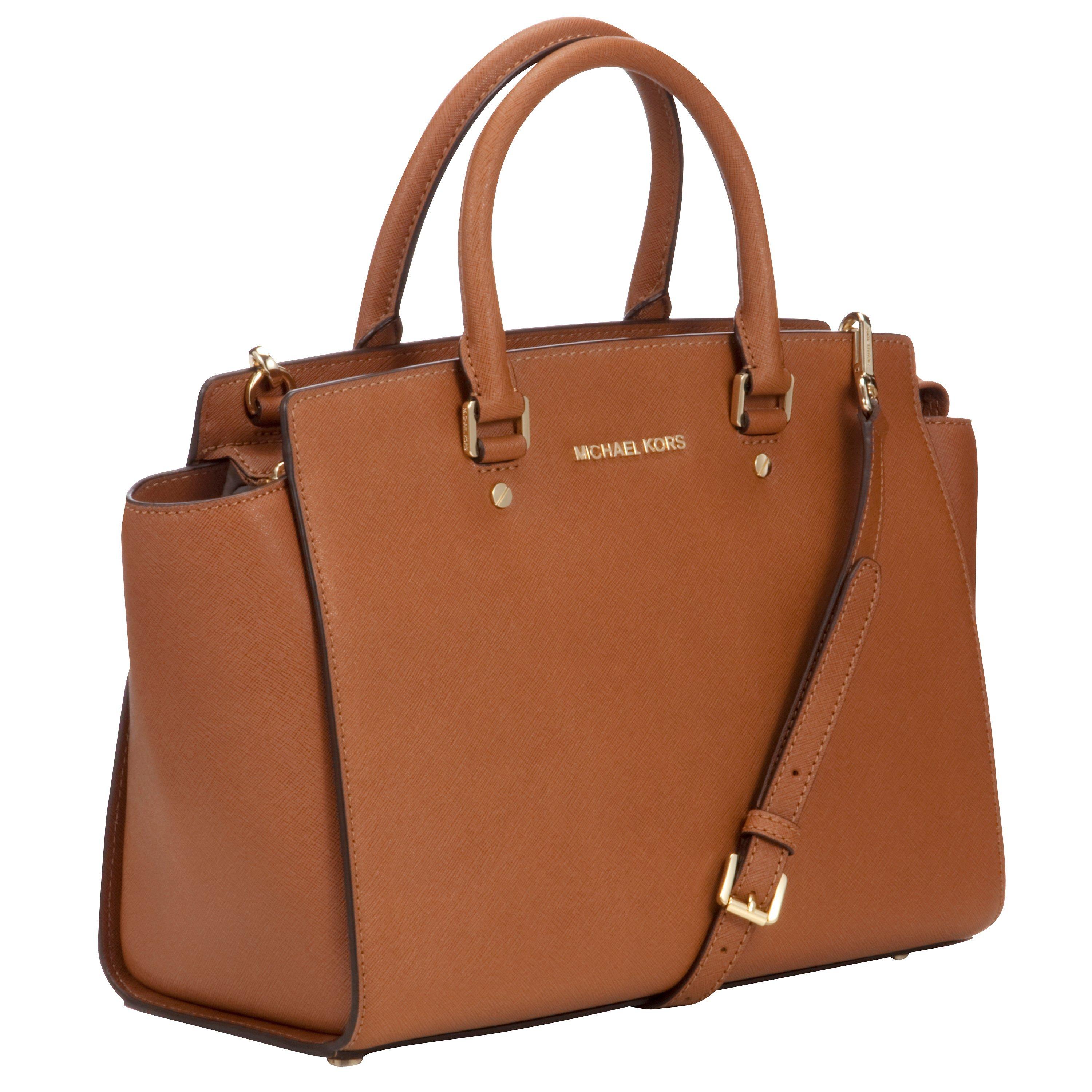 MICHAEL Michael Kors Selma Leather Satchel Bag