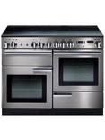 Rangemaster Professional + 110 Electric Range Cooker, Stainless Steel