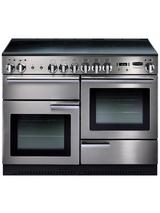 Rangemaster Professional + 110 Electric Range Cooker, Stainless Steel