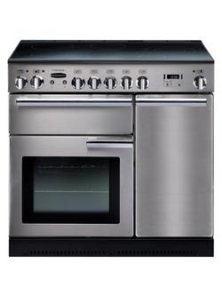 Rangemaster Professional + 90 Electric Range Cooker, Stainless Steel