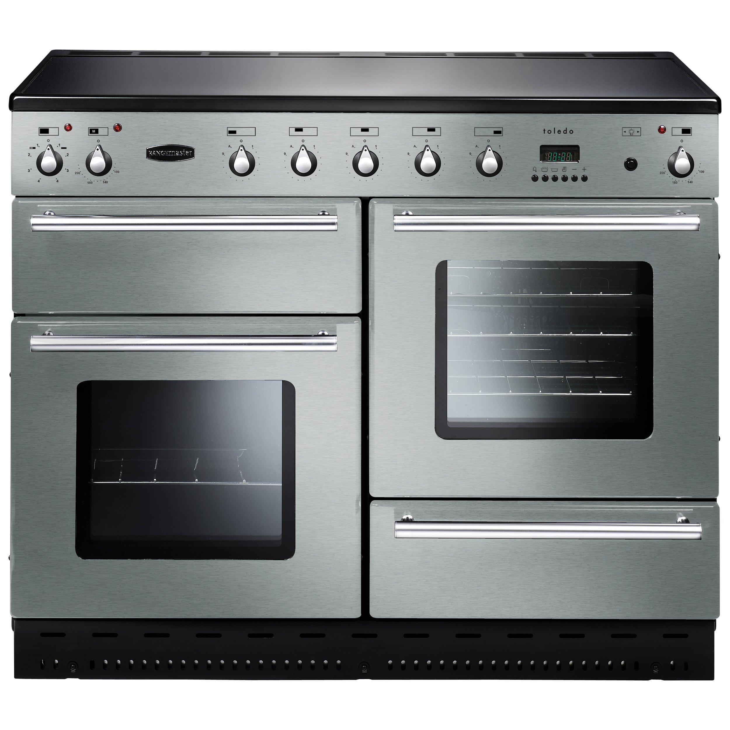 Rangemaster Toledo 110 Induction Hob Range Cooker, Stainless Steel