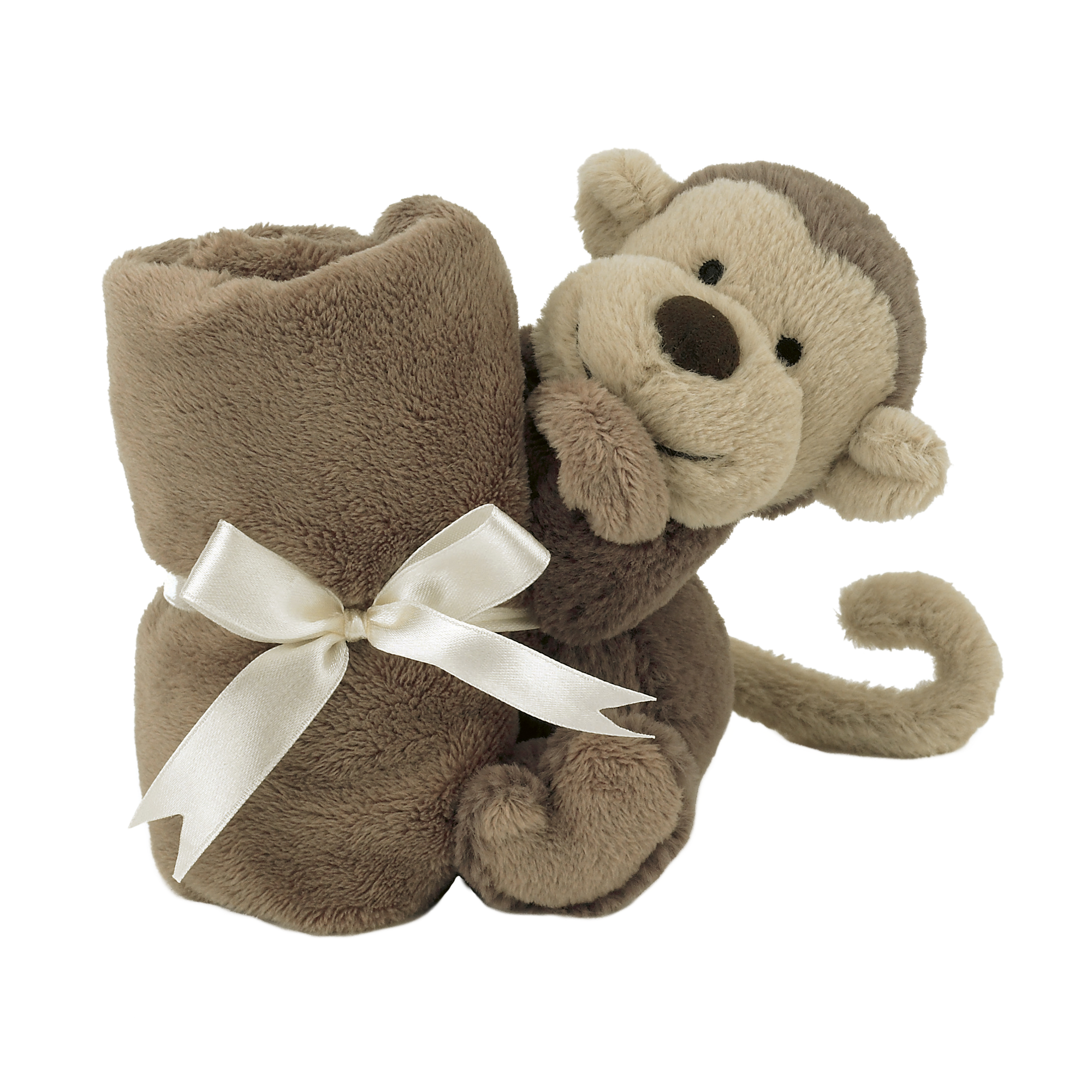 Jellycat Bashful Monkey Baby Soother Soft Toy
