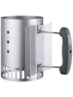 Weber Rapidfire Compact Chimney Starter, Silver
