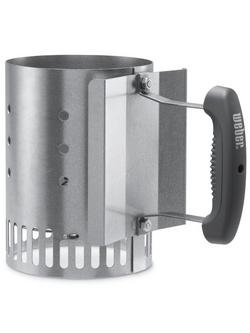 Weber Rapidfire Compact Chimney Starter - view 2, Silver