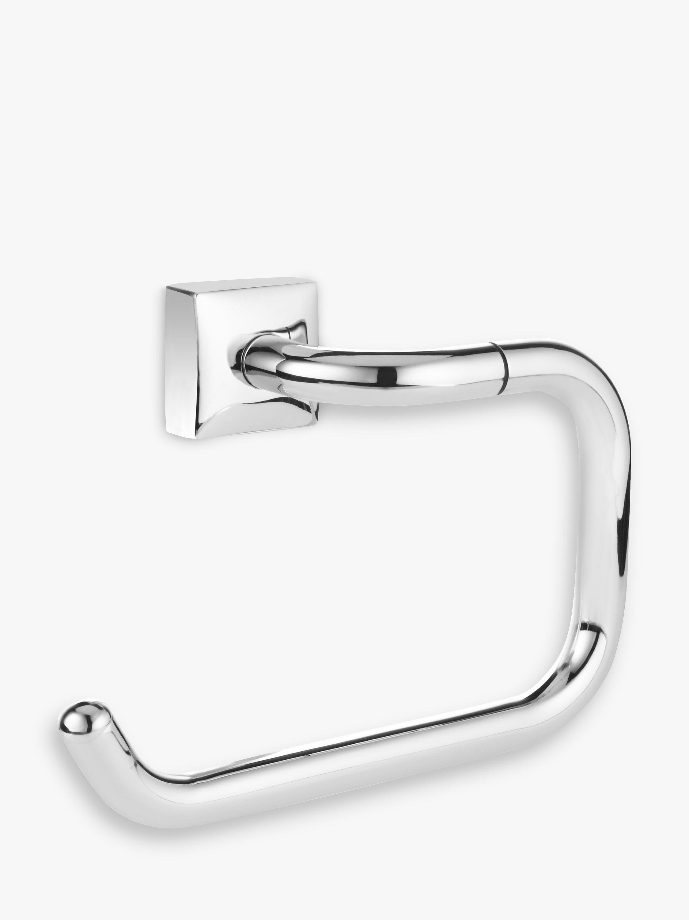 John Lewis ANYDAY Pure Bathroom Swing Toilet Roll Holder, Chrome