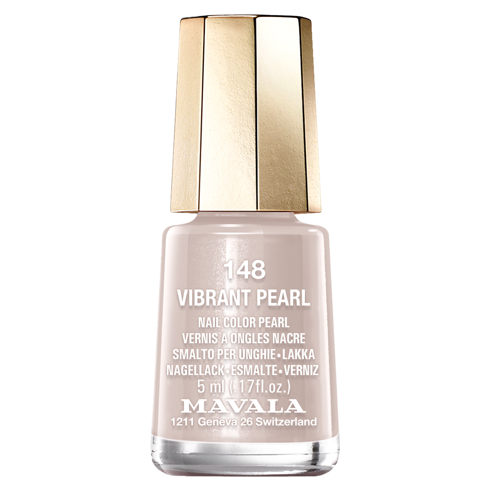 Product image 1 of 3, which shows Mavala Mini Colour Nail Polish - Pearl, 148 Vibrant Pearl
