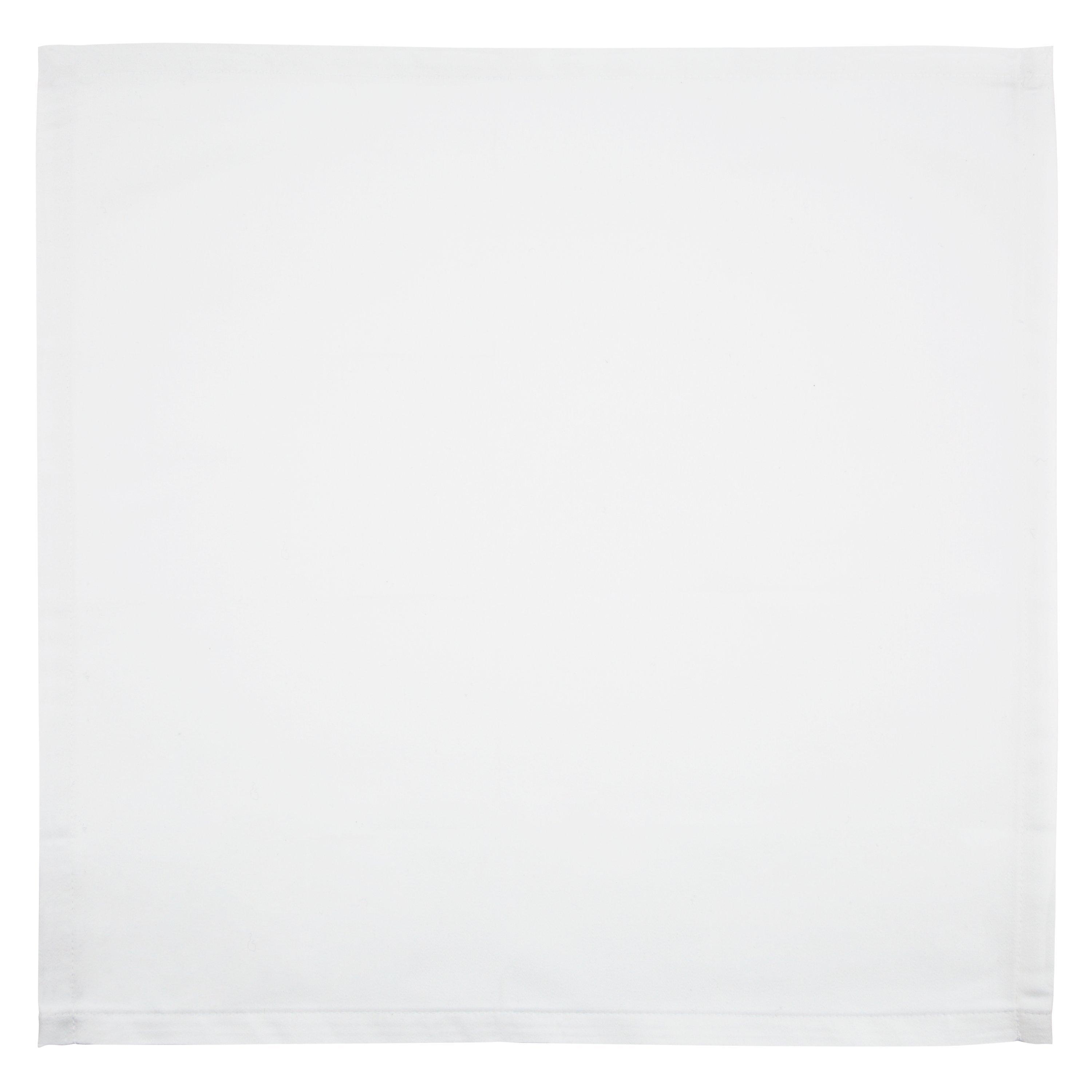 John Lewis & Partners Mezzo Napkins, Set of 4, White