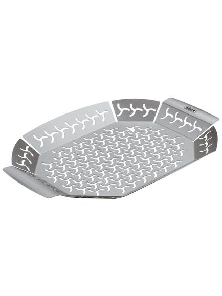 Weber Premium Grilling Basket, Large, Silver