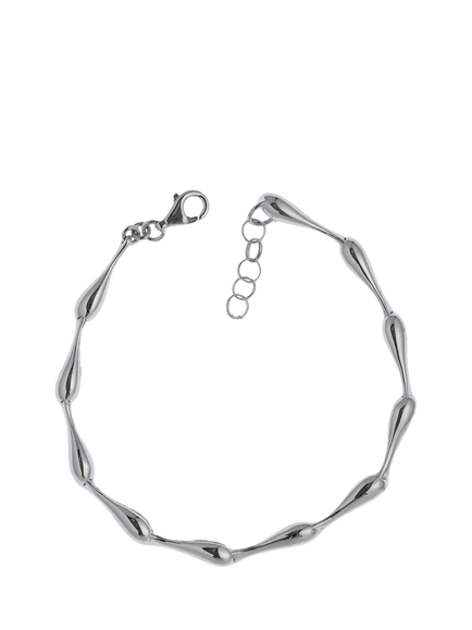 Nina B Sterling Silver Link Bracelet, Silver