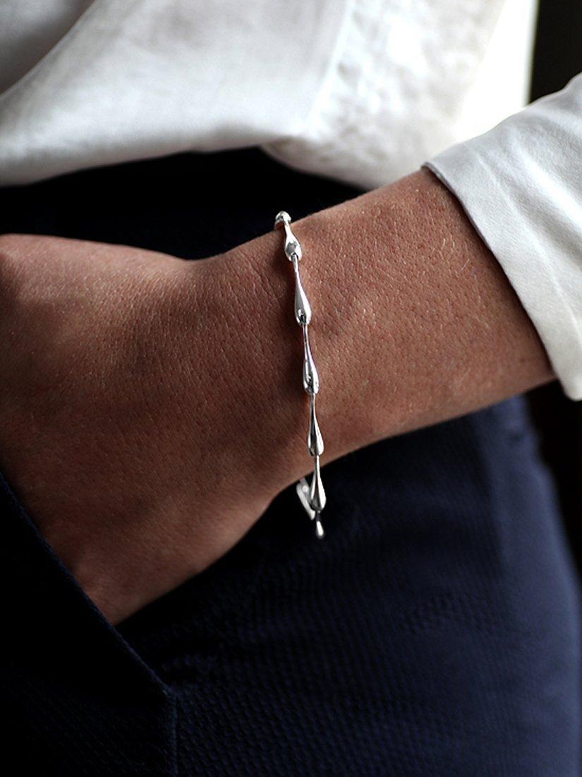 Product image 2 of 2, which shows Nina B Sterling Silver Link Bracelet