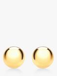 IBB 9ct Yellow Gold 6mm Ball Stud Earrings, Yellow Gold