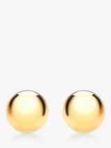 9ct gold ball stud earrings 8mm discount