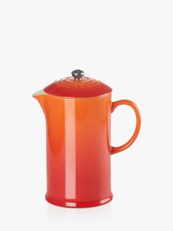 Le Creuset Stoneware Coffee Press, 1L, Volcanic