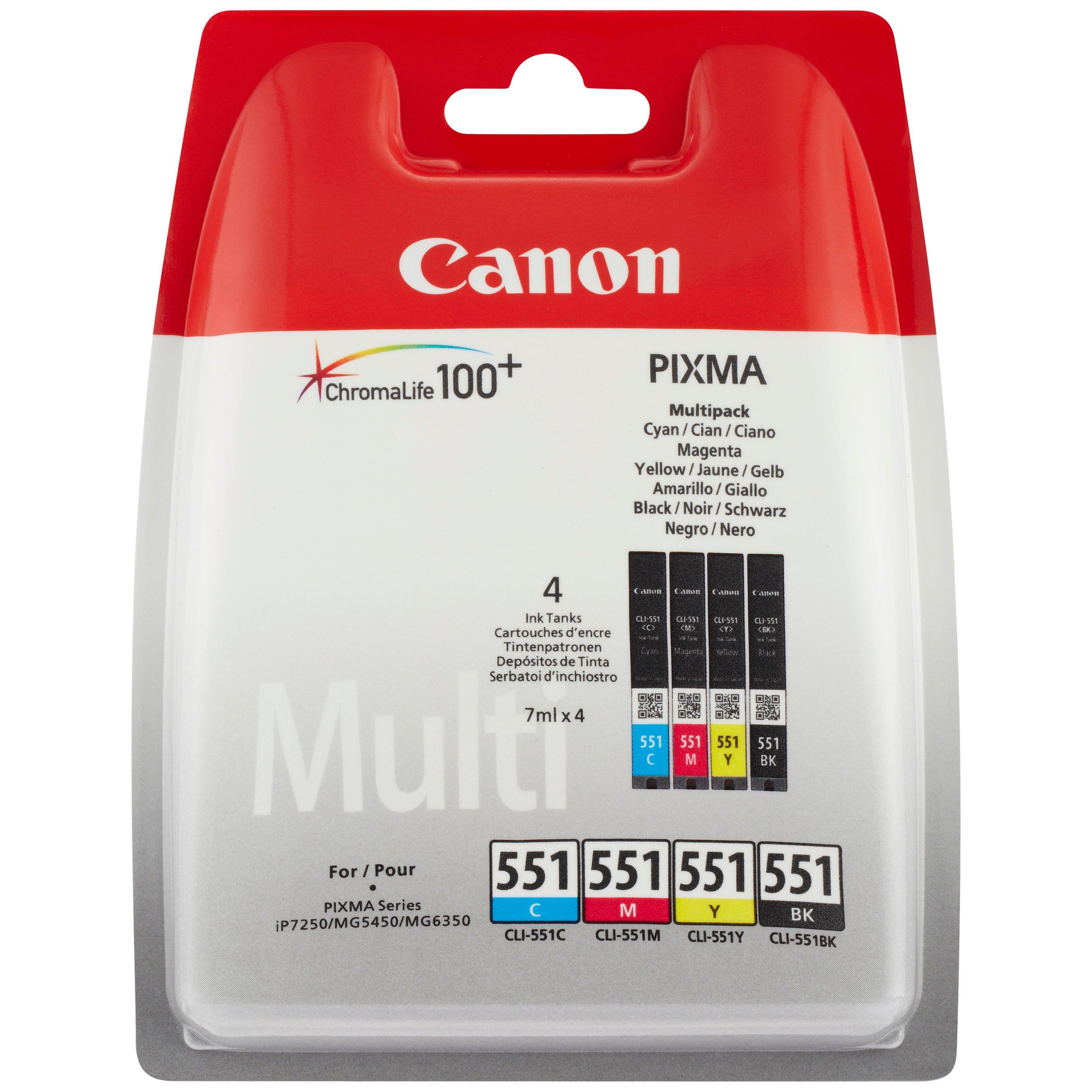Canon CLI-551 Inkjet Cartridge Multipack