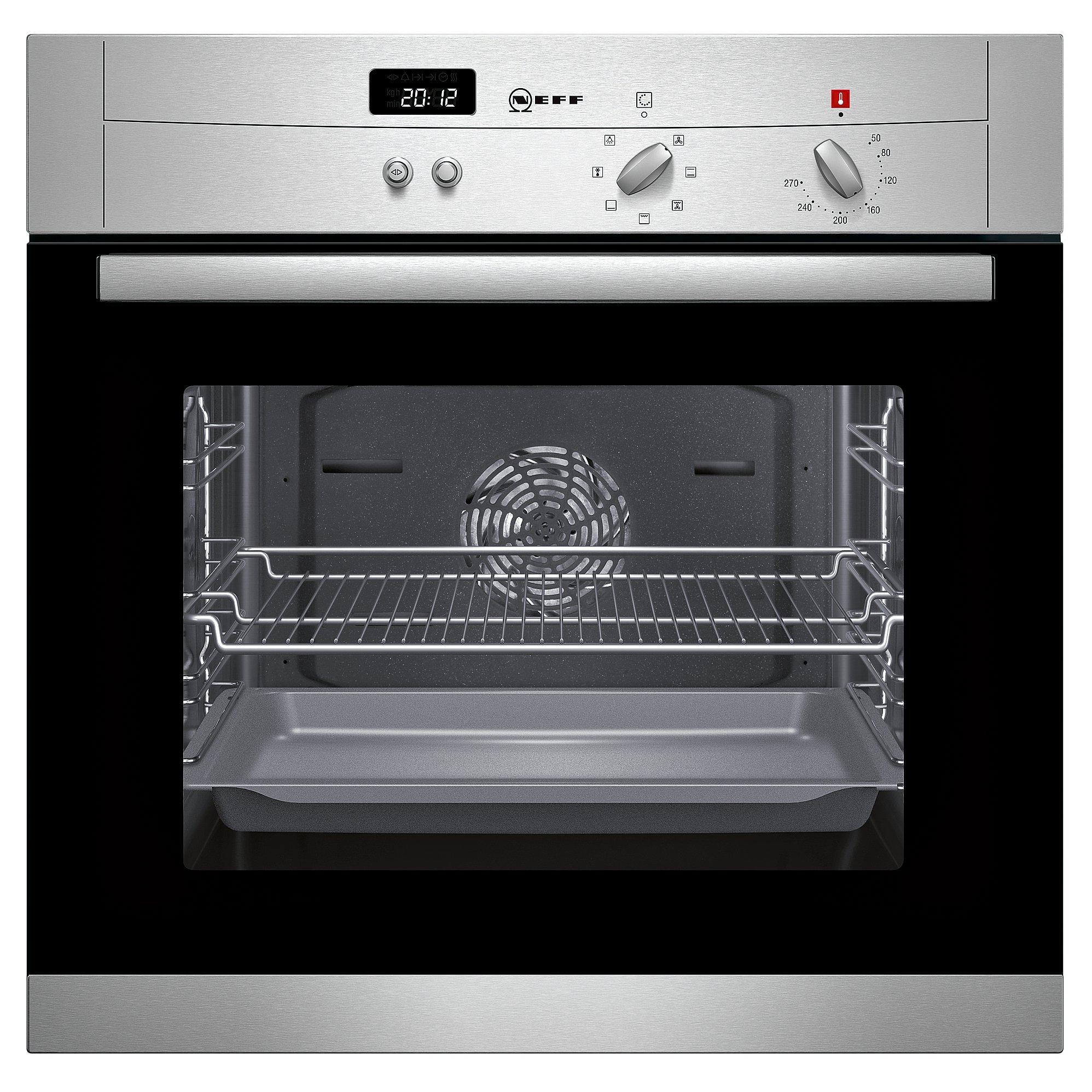 Neff B12S52N3GB Single Electric Oven, Stainless Steel