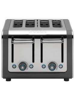 Dualit Architect 4 Slice Toaster, Polished Steel / Grey