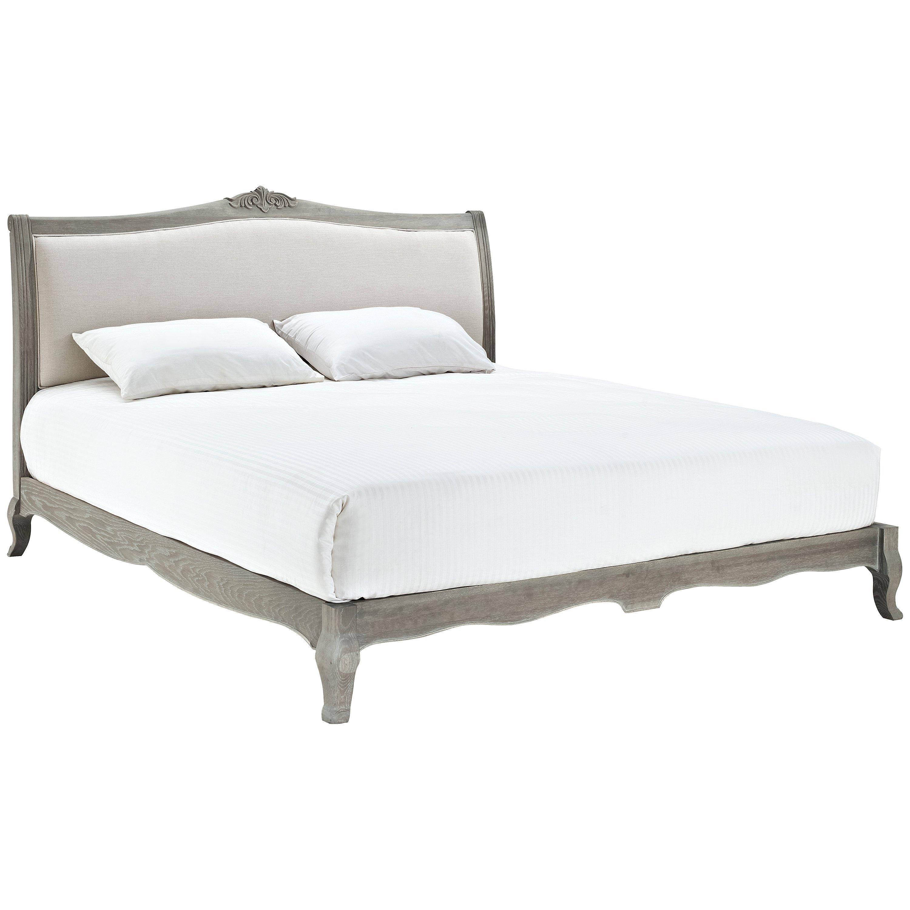 Willis & Gambier Camille Low End Bedstead, Natural Linen, Kingsize